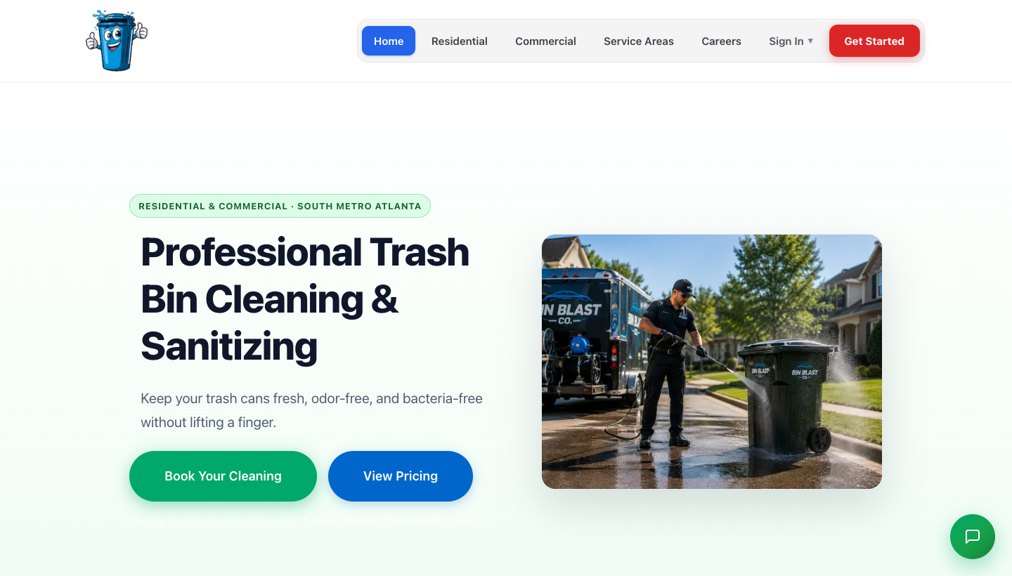 Bin Blast Co. platform preview